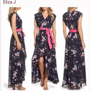 Eliza J Womens Surplus High Low Dress size 6P